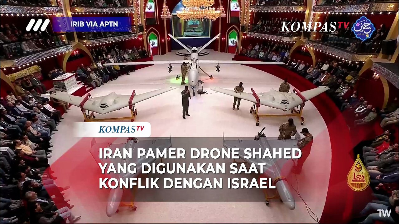 Iran Pamerkan Drone Shahed di Tengah Meningkatnya Ketegangan dengan AS