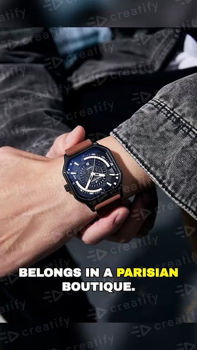 Daniel Hechter Paris Rivoli Chronograph Watch for Men | Modern Octagon Dial Stylish Timepiece