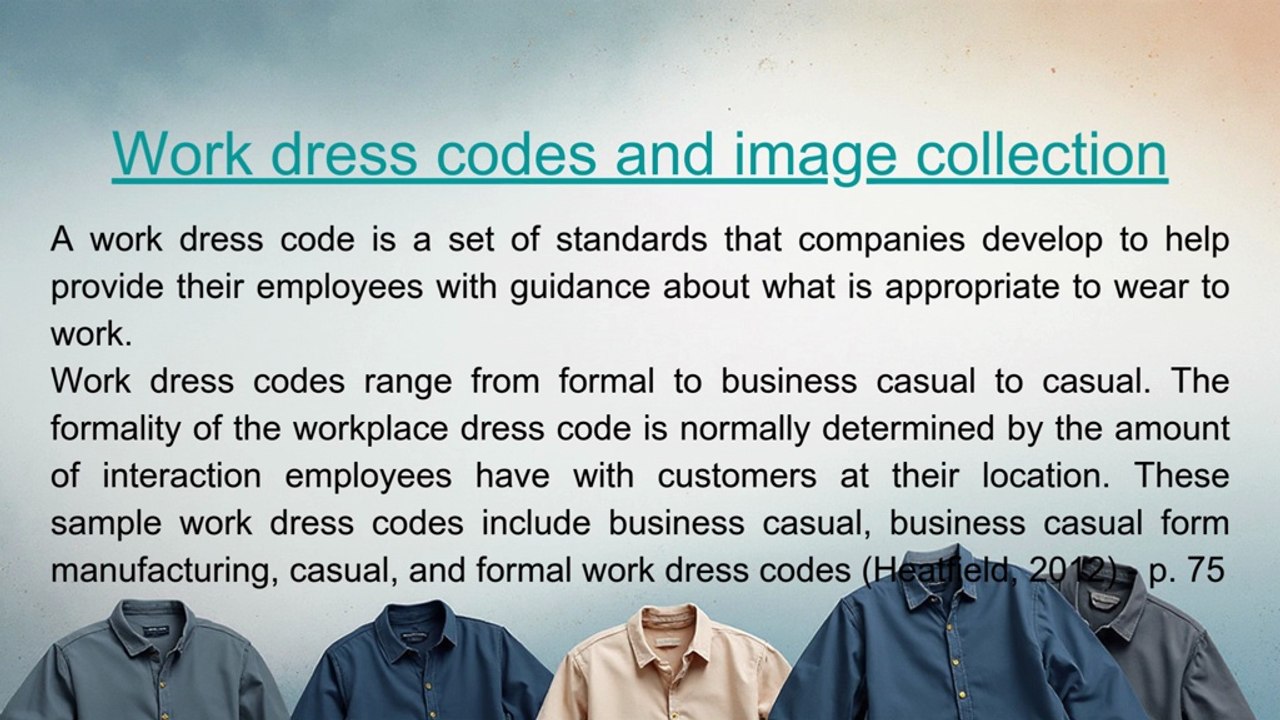Work Dress Code
