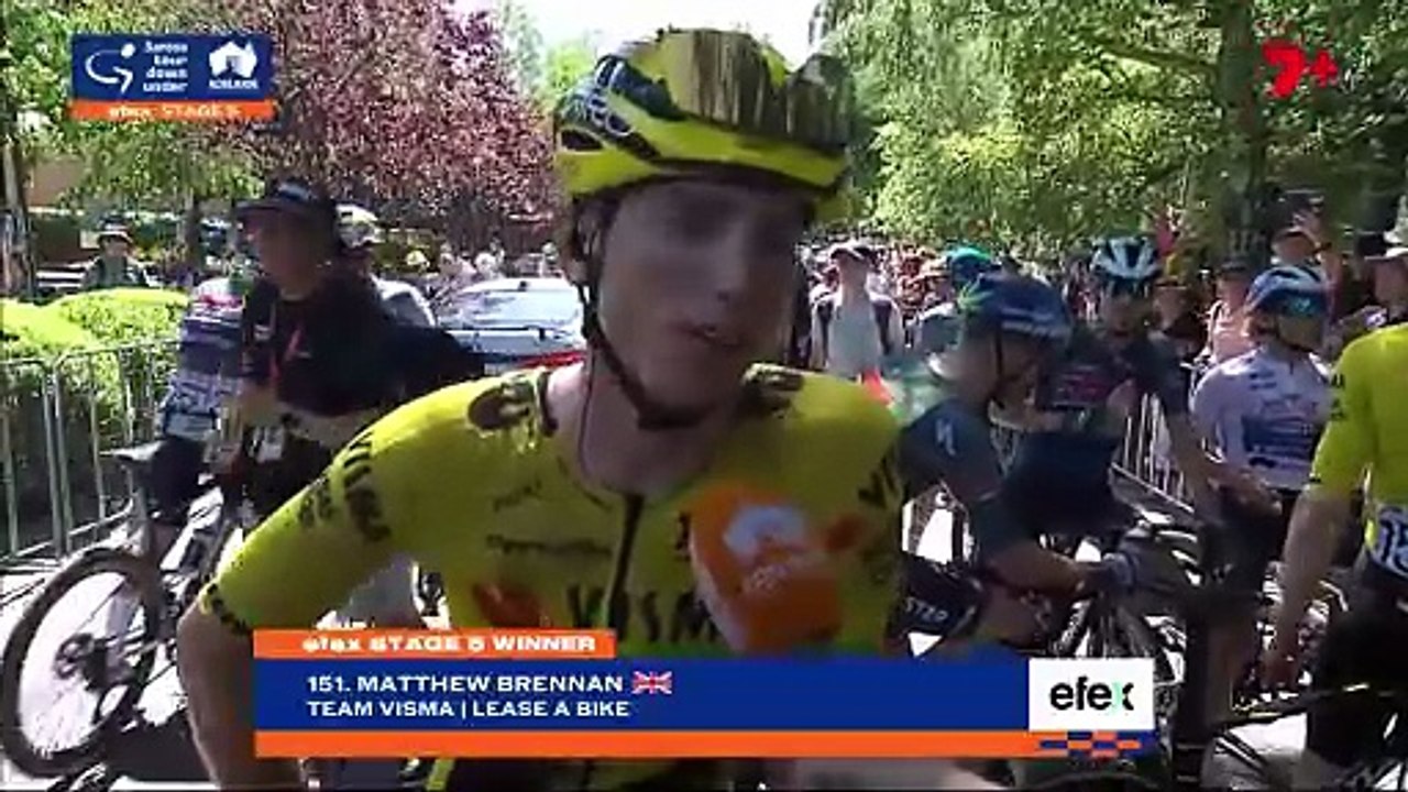 Tour Down Under 2026 – Brennan gagne la 5e étape
