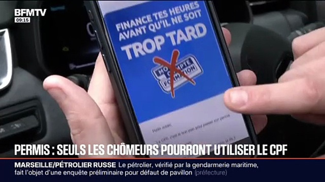 Permis de conduire: le financement par le CPF désormais réservé aux demandeurs d’emploi