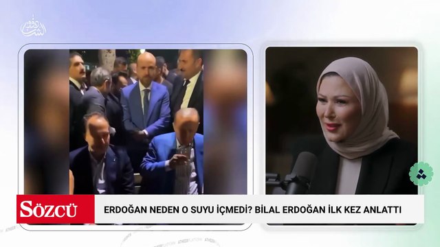 Erdoğan neden o suyu içmedi? Oğlu Bilal Erdoğan ilk kez anlattı