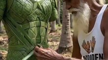 Amazing Coconut Leaf Captain America Craft