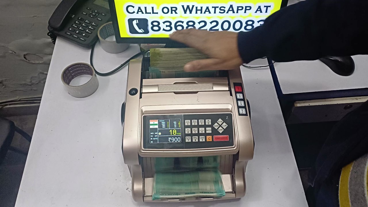 Need Note Counting Machine on Rent in Delhi? We Got You Covered! 📞 8368220083