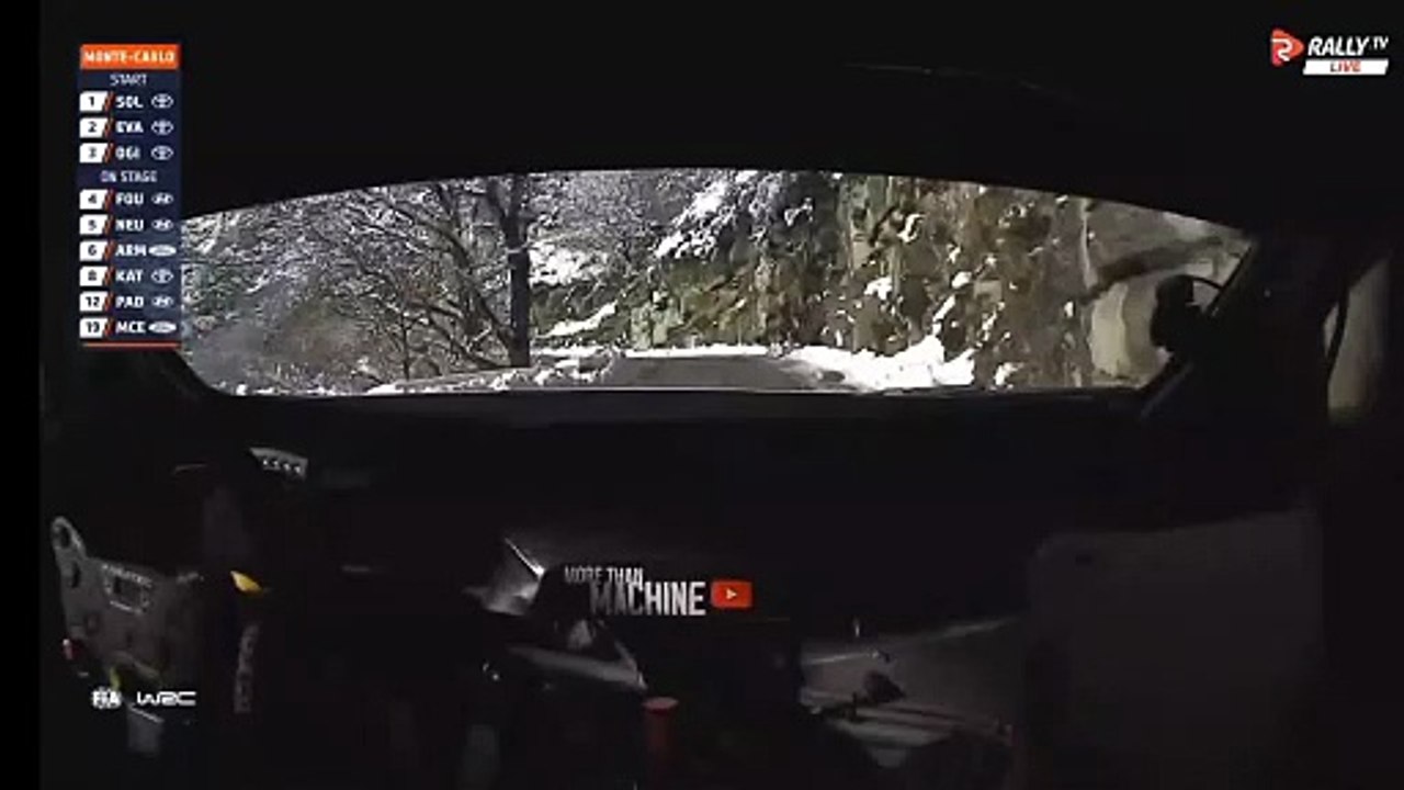 WRC Monte Carlo 2026 SS16 Mcerlean Crash