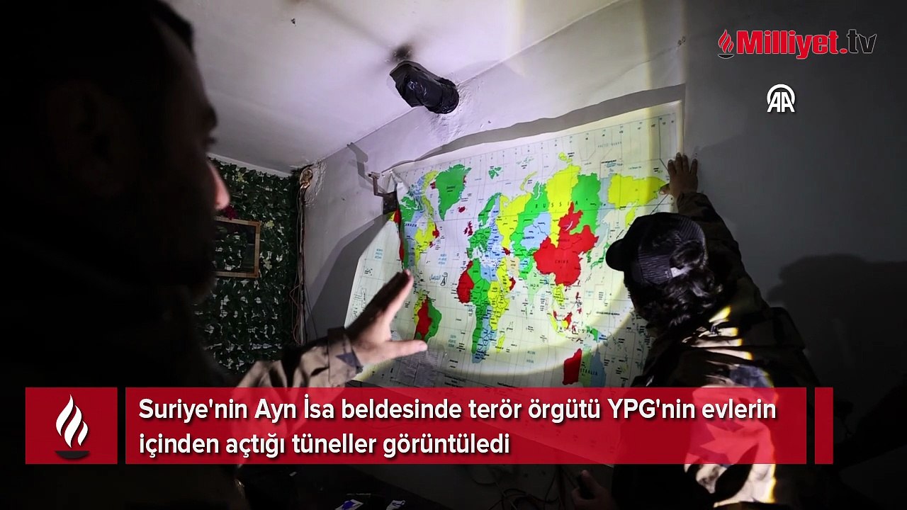 Suriye'de 'yeraltı terör şehri'! Ev konforunda tüneller, kilise altında bomba depoları...