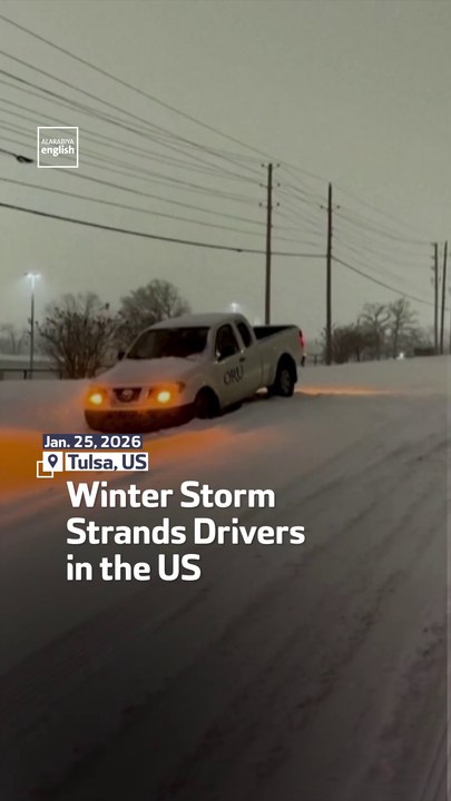 Winter Storm Strands Drivers In The US