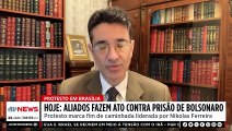 Nikolas Ferreira chega a Brasília e aliados de Jair Bolsonaro fazem ato contra prisão