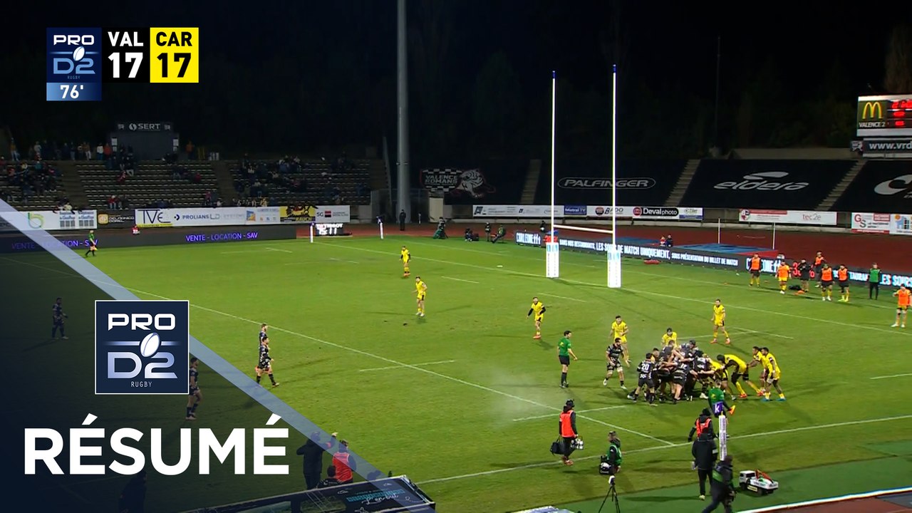 PRO D2 Saison 2025-2026 J18 - Résumé Valence Romans - US Carcassonnaise