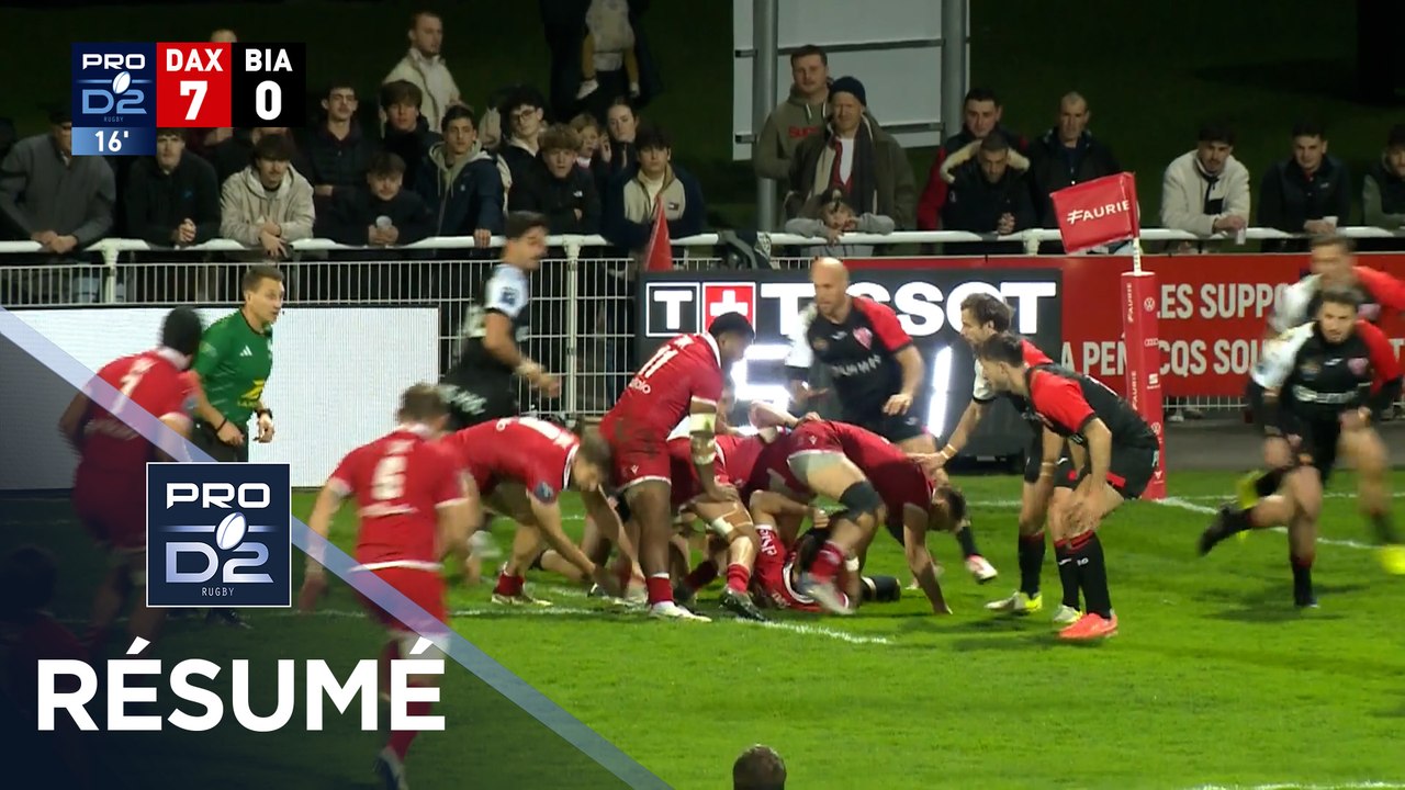 PRO D2 Saison 2025-2026 J18 - Résumé US Dax - Biarritz Olympique PB