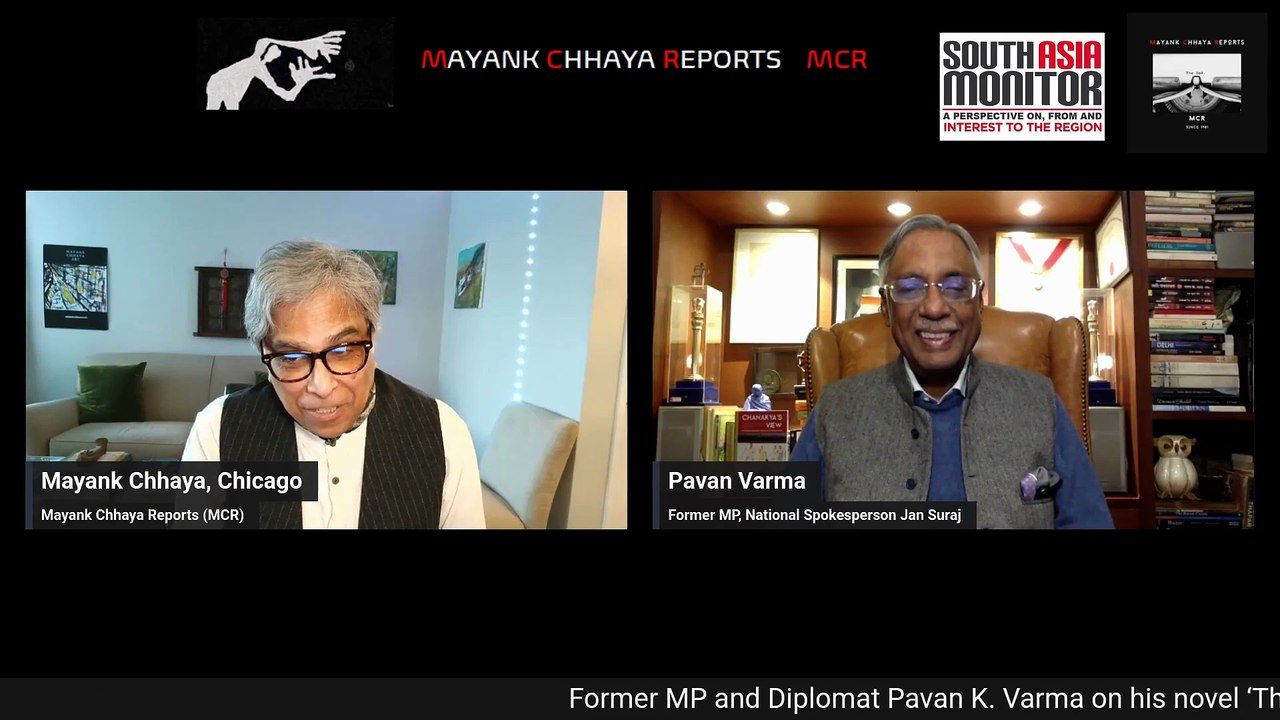 Pavan Varma, former Indian diplomat turned writer and also a former MP, speaks to Mayank Chhaya on his latest literary offering, a novel | SAM Conversation