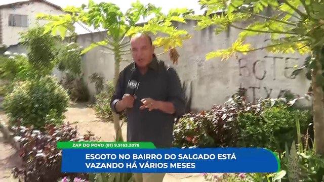 Compesa Ignora Apelos e Deixa Esgoto Vazar em Jardim Comunitário: Um Grito Urbano por Justiça no Bairro Salgado, Caruaru