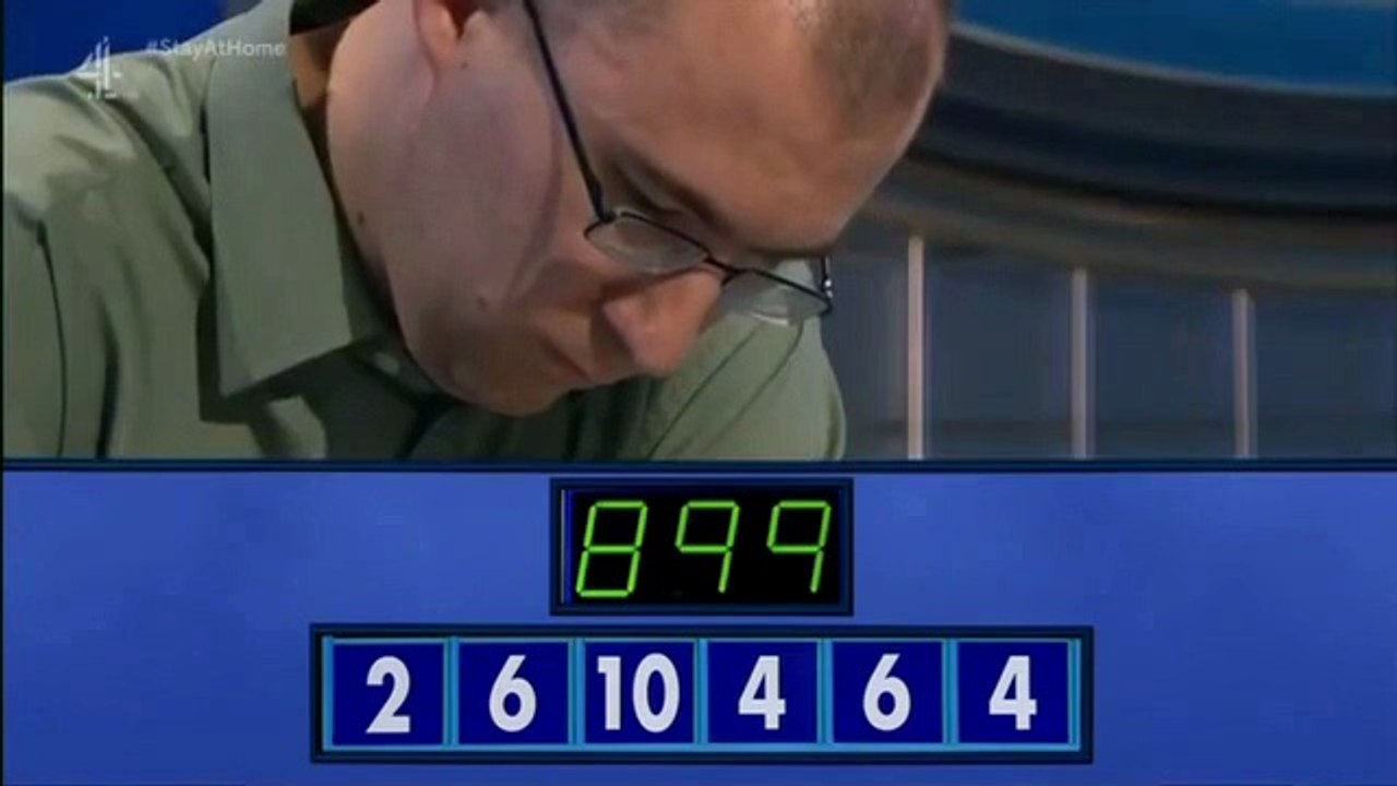 Countdown | Thursday 10th January 2013 | Episode 5618 (C4 repeat)