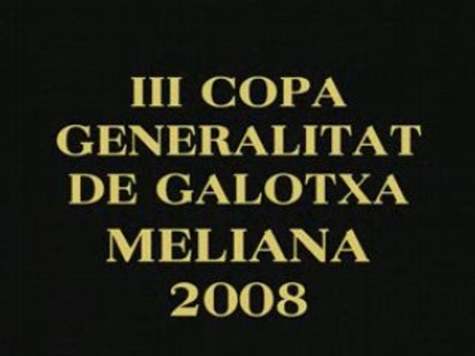 III Copa Generalitat