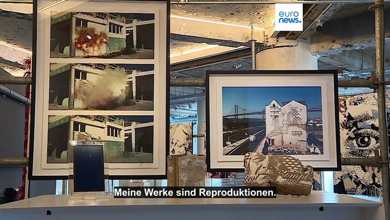 Vhils zeigt in Lissabon zwei Jahrzehnte urbaner Kunst im Wandel