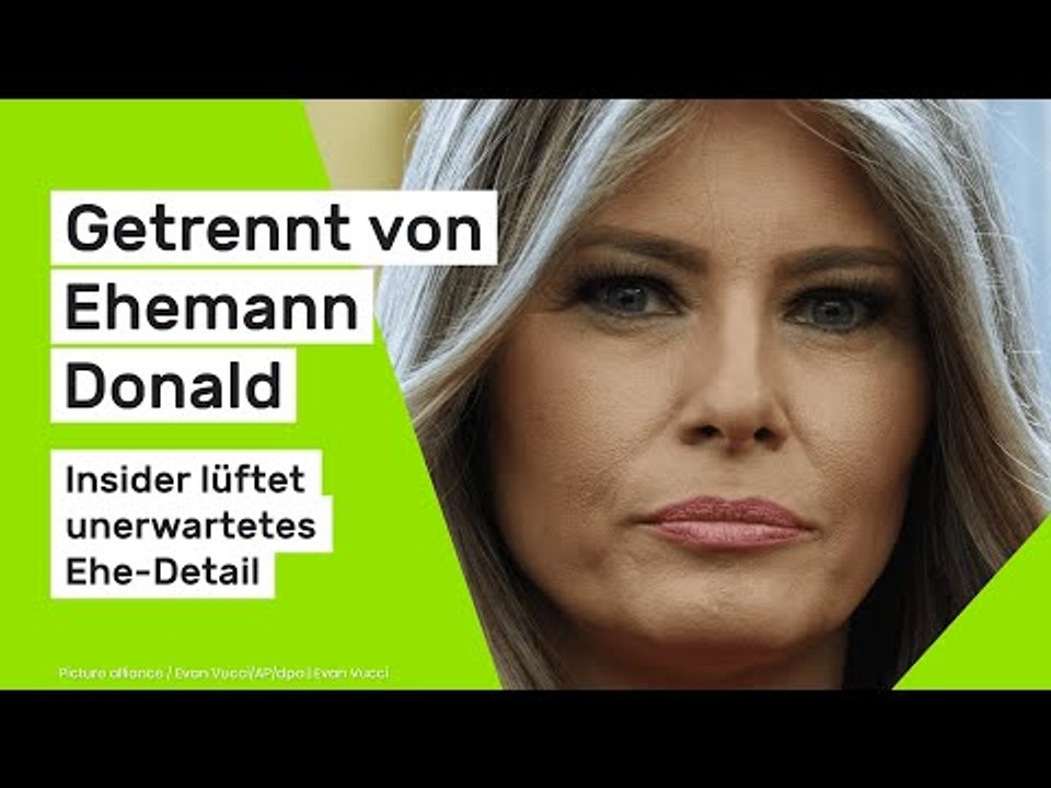 Melania Trump: Getrennt von Ehemann Donald - Insider lüftet unerwartetes Ehe-Detail