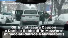 Gli  inviati Laura Cappon e Daniele Babbo di 'In Mezz’ora' minacciati dall’Ice a Minneapolis