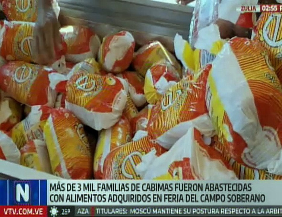 Zulia | Más de 3 mil familias de Cabimas favorecidas con rubros alimenticios a precios accesibles