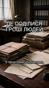 ДЕ ПОДІЛИСЯ ГРОШІ ЛЮДЕЙ