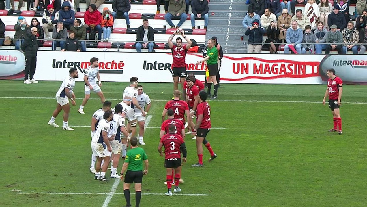 TOP 14 - Essai de Gael DREAN (RCT) - RC Toulon - Montpellier Hérault Rugby