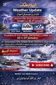 Heavy Rain & Snowfall Expected in Pakistan | Weather Alert 25–27 Jan