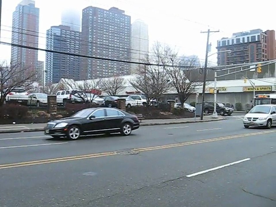Montgomery and West Side bus at Marin Boulevard and Metro Plaza Drive