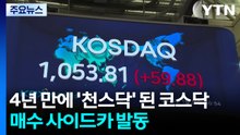 코스피 5천선 탈환 뒤 하락...코스닥 매수 사이드카 발동 / YTN