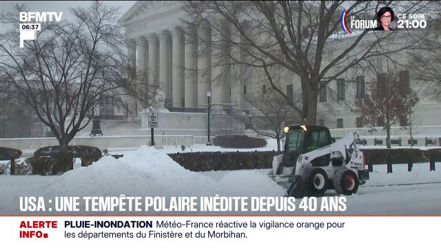 La tempête hivernale la plus froide depuis des années : jusqu'à -45°C attendus aux États-Unis à cause de la tempête Fern