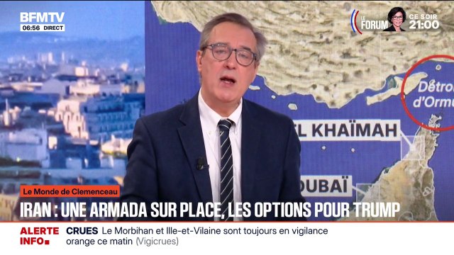 LE MONDE DE CLEMENCEAU: Donald Trump annonce que plusieurs navires militaires américains se dirigent vers l'Iran