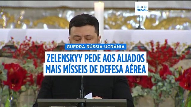 Ataques russos deixam Kiev ao frio: Zelenskyy pede aos aliados mais mísseis de defesa aérea