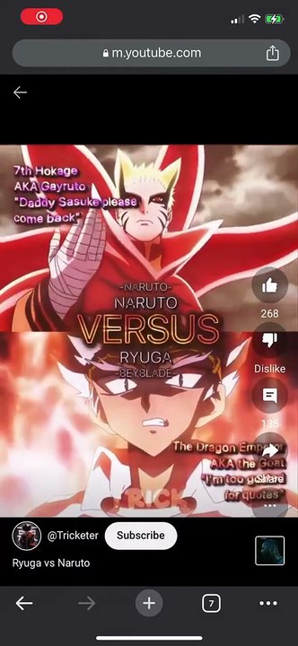 Old June 2024 Ryuga’s Dragon Emperor VS Naruto
