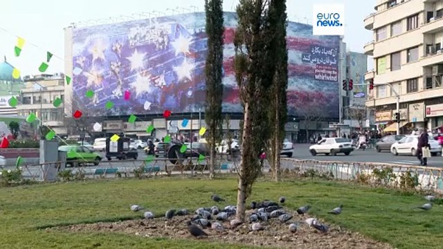 رونمایی از دیوارنگاره‌ای «تهدیدآمیز»علیه آمریکا درتهران همزمان با تشدید حضور نظامی واشنگتن در منطقه