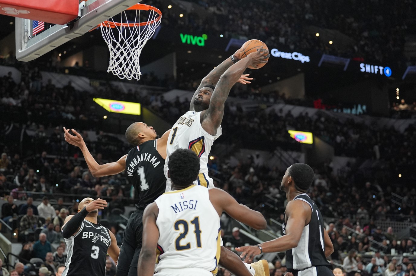 NBA : Zion Williamson et les Pelicans piègent les Spurs de Wembanyama