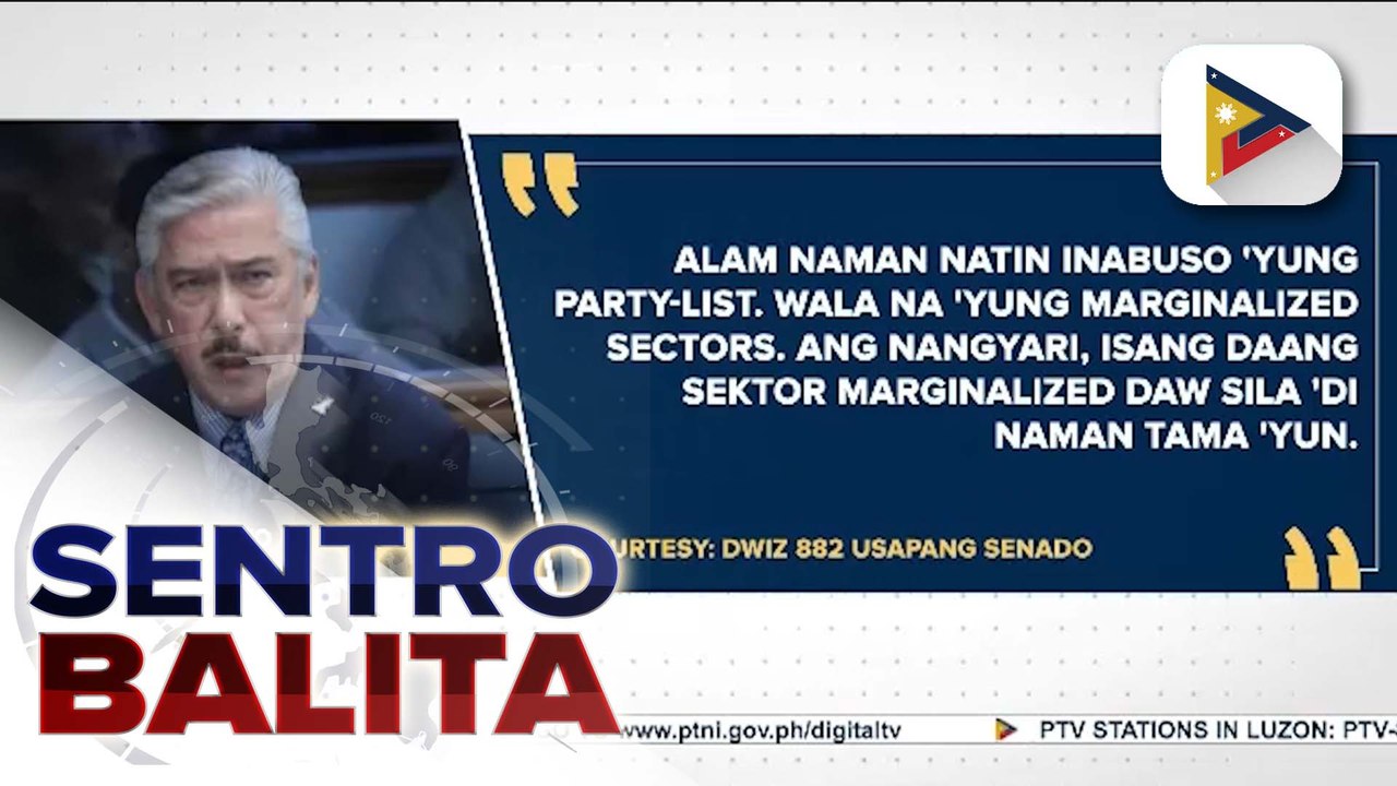 Senado, balik-sesyon na ngayong araw; usapin sa party-list system at anti-political dynasty bill, kabilang sa mga prayoridad na matalakay | ulat ni  Louisa Erispe
