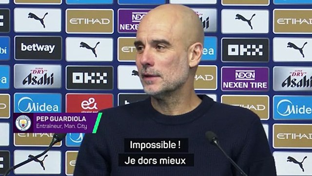 Guardiola : Je dors mieux quand je décide de faire jouer Bernardo Silva