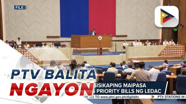 Lower House, sisikaping maipasa ang mga natitirang priority bills ng LEDAC