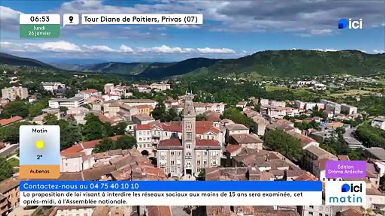26/01/2026 - ici matin par ici Drôme Ardèche en vidéo