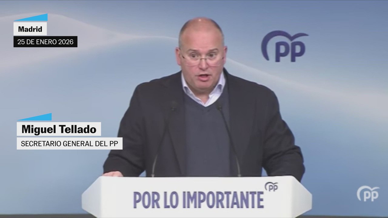Miguel Tellado: "El ministro Óscar Puente debe dimitir, mantenerse en el puesto es una indignidad"