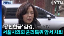'공천헌금' 김경, 서울시의회 윤리특위 앞두고 전격 사퇴 / YTN