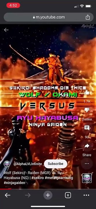 March 2024 Ryu Hayabusa VS Wolf Sekiro and MGR Raiden