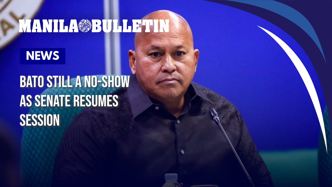 Bato still a no-show as Senate resumes session