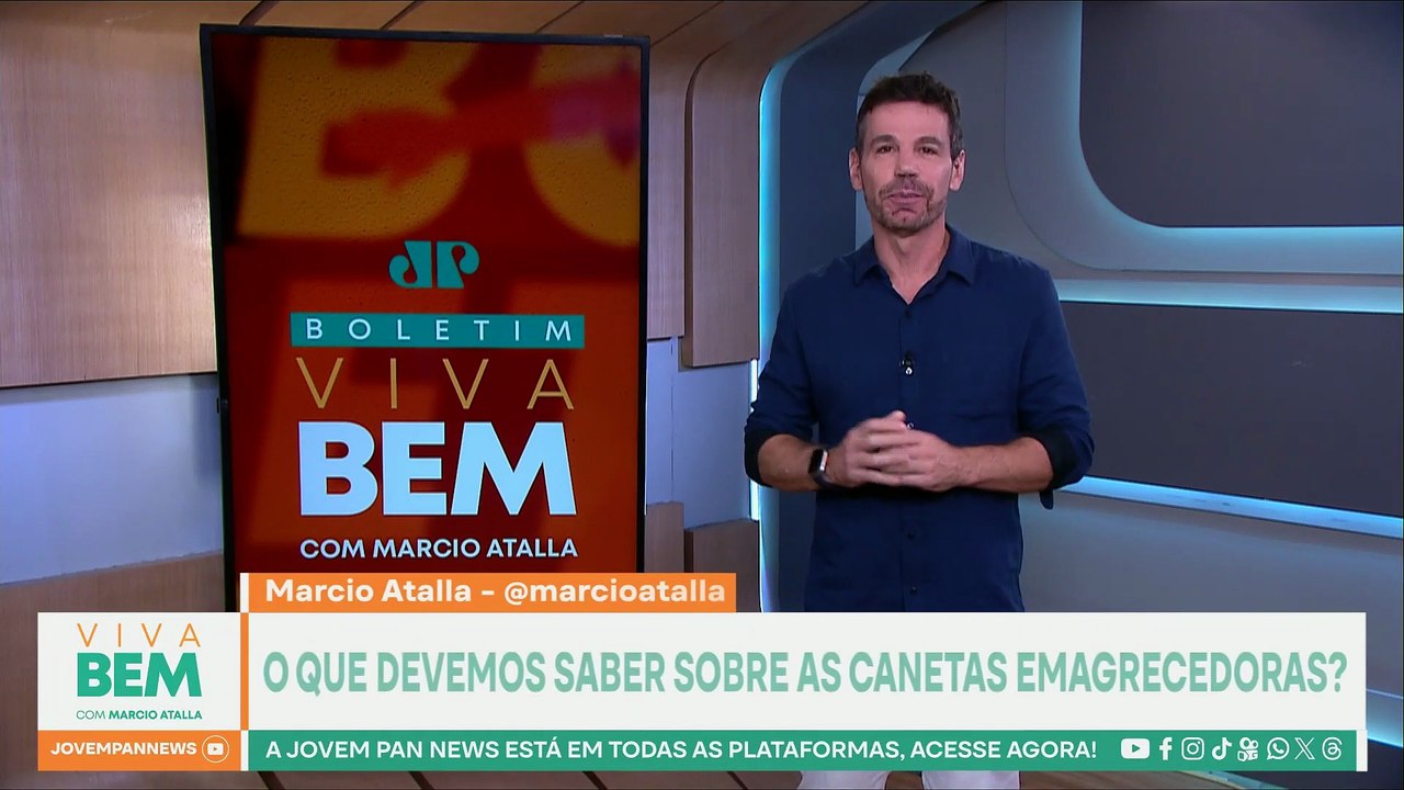 O que devemos saber sobre as canetas emagrecedoras? Marcio Atalla responde