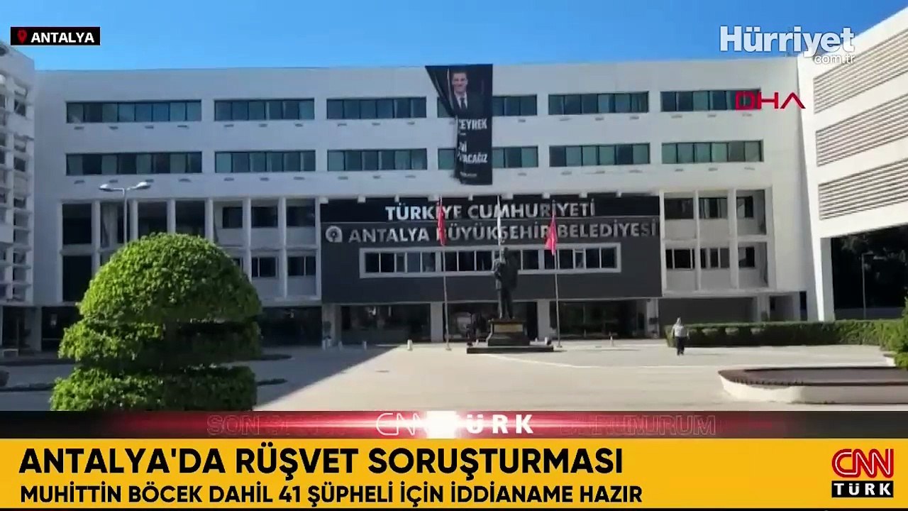 Antalya Büyükşehir Belediyesi'ne yönelik soruşturma | Muhittin Böcek'in aralarında bulunduğu 41 kişi hakkında iddianame hazırlandı