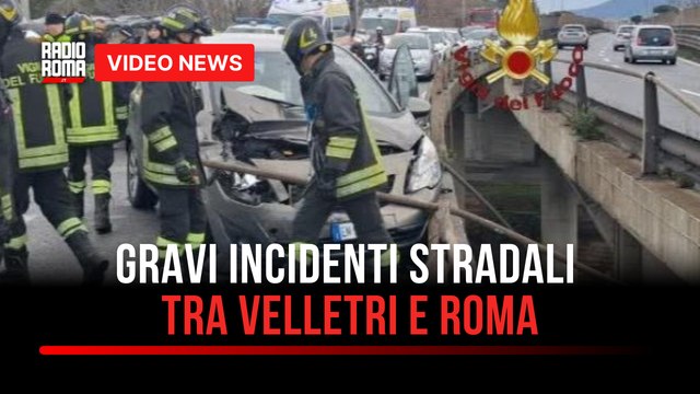 Gravi incidenti stradali tra Velletri e Roma
