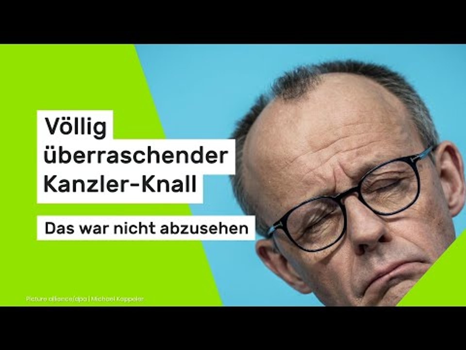 Friedrich Merz: Völlig überraschender Kanzler-Knall - das war nicht abzusehen