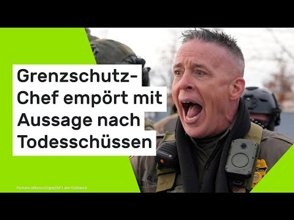 Gregory Bovino: 'Wir sind die Opfer!' US-Grenzschutz-Chef empört mit Aussage nach Todesschüssen