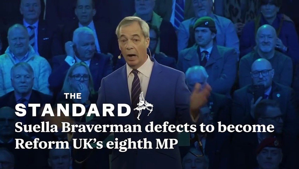 Suella Braverman becomes Reform UK's eighth MP