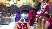 Watch | Devotee Offers Gold Crown Worth Rs 1.01 Crore To Shirdi Sai Baba