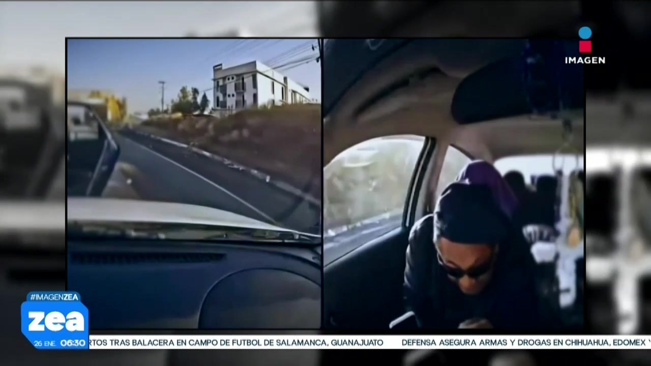 Sujetos disparan contra conductor en la México-Querétaro