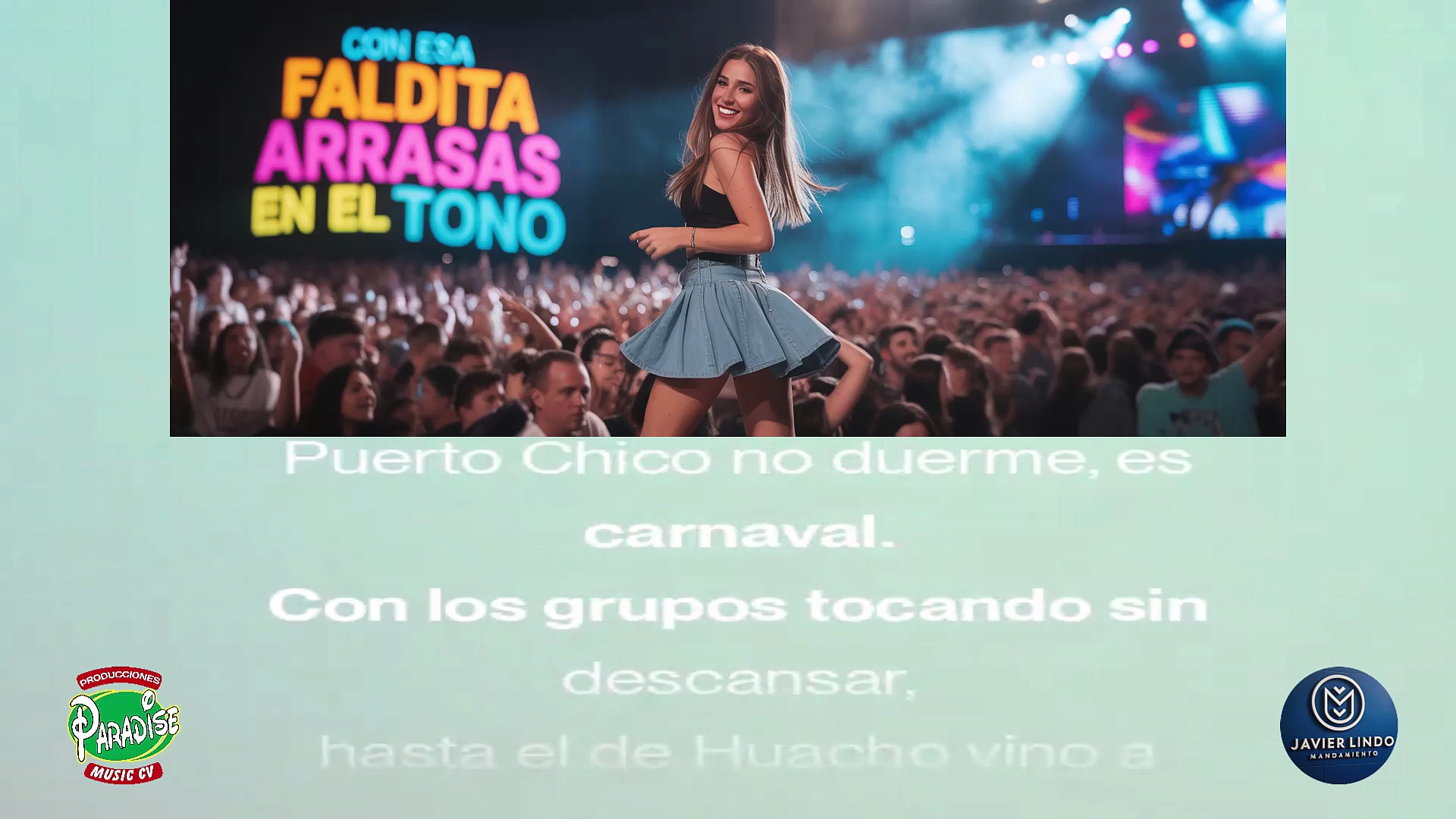 CON ESA FALDITA ARRASAS EN ...